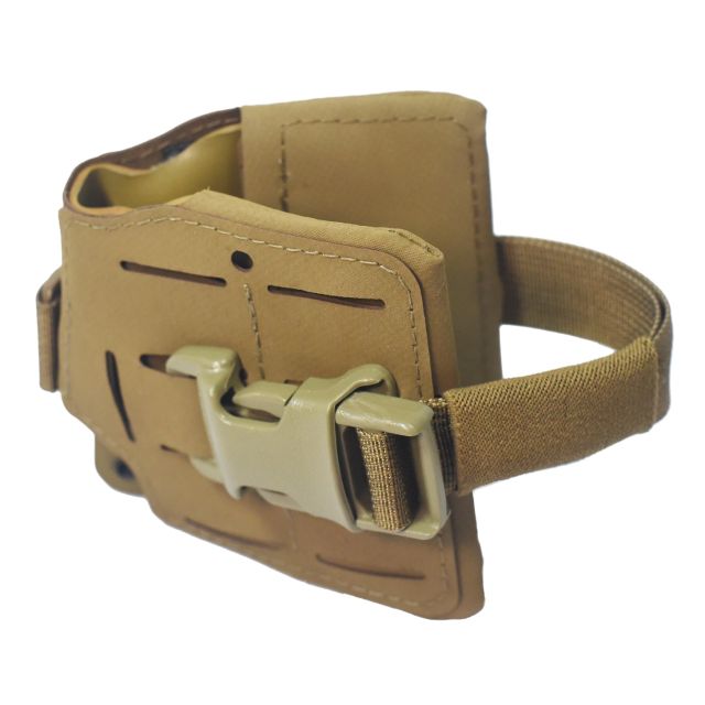 Grenade Launcher Holster for Right handed and Left handed draw in Coyote Tan