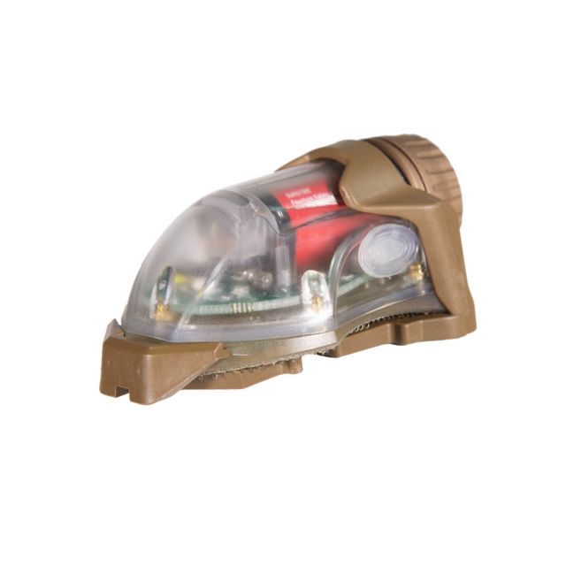 AIRSOFT LIGHT FLASHLIGHT IR GREEN HELMET MANTA STROBE TAN SAND DE @ HELMET WORLD FMA TB338 C11.5 F